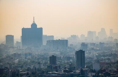 Contaminación del aire en Ciudad de México.