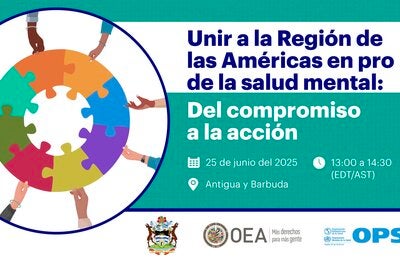 Evento - Unir a la Región de las Américas en pro de la salud mental: Del compromiso a la acción