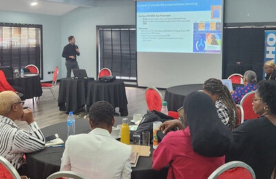 Planning and preparedness training in St. Lucia