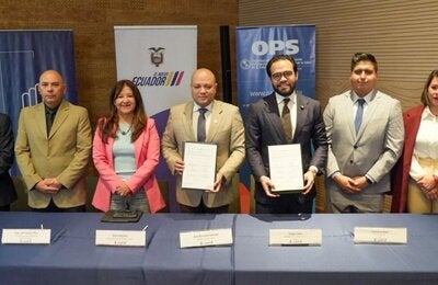 Sonia Quezada, representante de la OPS/OMS en Ecuador asistió a la firma simbólica de creación del Comité Interinstitucional de Salud Materno Neonatal