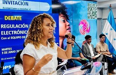 La Representante se dirige a los jóvenes en debate sobre regulación de cigarrillos electrónicos