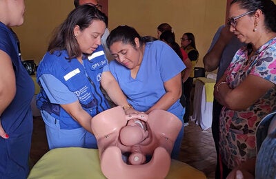 Training activity to prevent maternal mortality