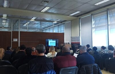 Foto de participantes del taller