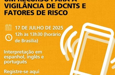 Webinar: Pesquisas telefônicas: um recurso para a vigilância de DCNTs e fatores de risco