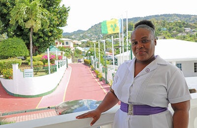 Nurse from St Vincent and the Grenadines
