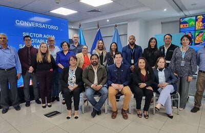 Conversatorio sobre Agua Potable y Saneamiento