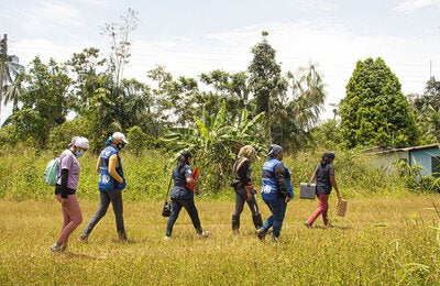 Los consultores nacionales de inmunización acompañaron a los equipos de salud en todo el territorio nacional