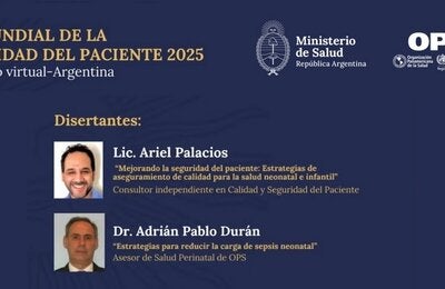 Placa Día Mundial de la Seguridad del Paciente - Argentina 2025