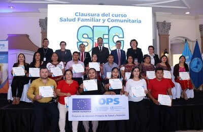 Clausura del Curso de Salud Familiar y Comunitaria fortalece capacidades de 1,300 auxiliares de enfermería
