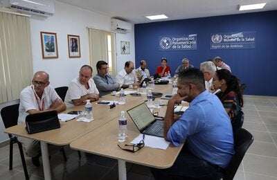 Reunión entre BioCubaFarma y OPS