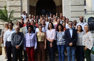 Participantes taller sobre Cesación de Tabaquismo en La Habana
