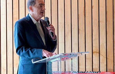 Dr. Jarbas Barbosa speaking at the event: “Partnering for Impact: Leveraging Cross-Sector Partnerships for Suicide Prevention in the Americas,” co-hosted by the WHO Foundation and Boehringer Ingelheim.