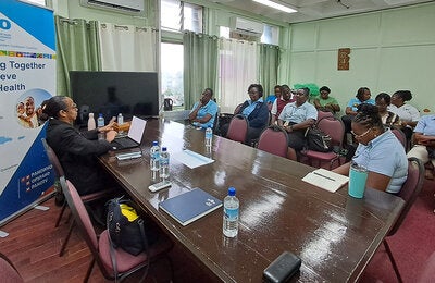 Meeting of environmental health officers in Dominica