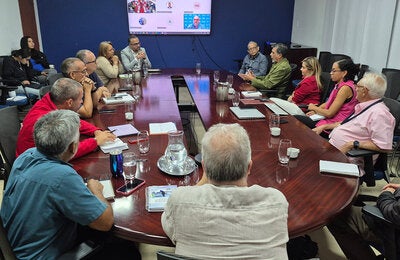 Representantes de Biotecfar, Quimbiotec y Agrobiotechs se dieron cita en la sede de OPS Venezuela