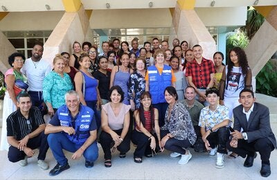 Participantes en el taller sobre SSR adolescente en Granma