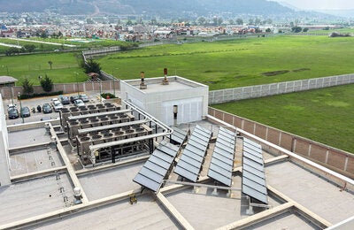Resilient hospitals with solar panels