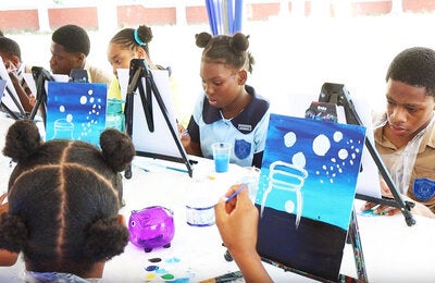 Sip and Paint activity