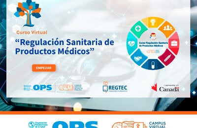 El curso está alojado en el Campus Virtual de Salud Pública de la OPS