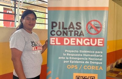 Iris, colaboradora Voluntaria en Santa Bárbara