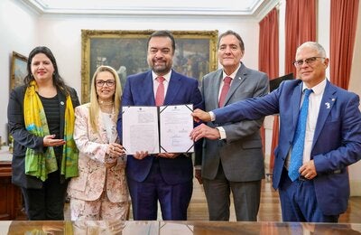 Ato de assinatura do novo acordo