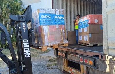 La OPS recibe kits para el manejo de emergencias hospitalarias