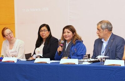 Autoridades durante la inauguración de la Reunión Nacional Taller Plan de Acción sobre Calidad del Aire y Salud