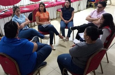 equipos de salud mental en capacitación