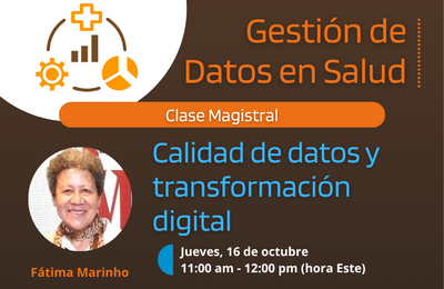 Clase magistral: Calidad de datos y  transformación digital