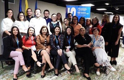 Foto del participantes del taller sobre datos para mejorar la toma de decisiones en inmunización
