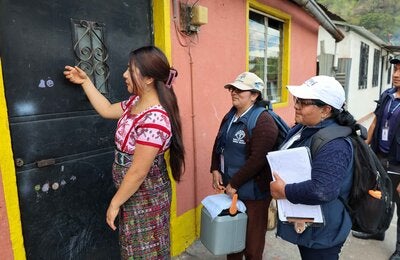 Guatemala Tracoma, visitas casa a casa