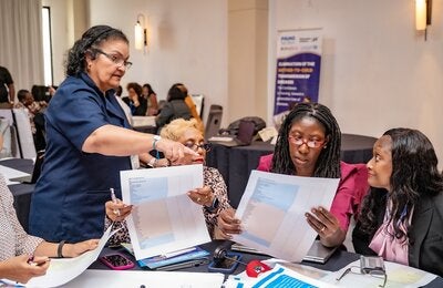 Participants of the regional meeting for health care providers from maternal and child health in Montego Bay, Jamaica in June 2025.