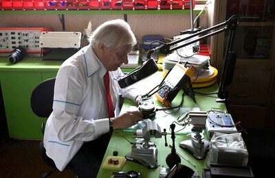 Doctor in a laboratory