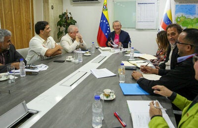 Misión de Panaftosa en el Ministerio de Agricultura con organizaciones de salud animal