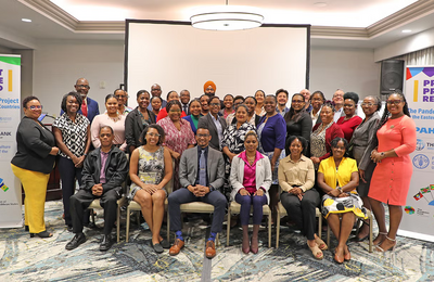 Participants at the event 'Strengthening Laboratory Quality Systems in the Eastern Caribbean