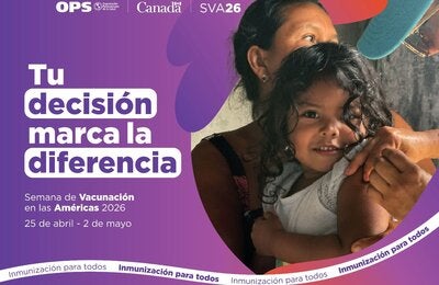 Imagen de la Semana de la Vacunación en las Américas
