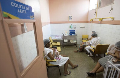 Banco de Leite, sala de coleta