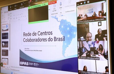 Reunião híbrida dos Centros Colaboradores