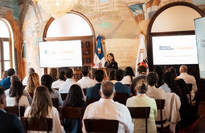 Alcaldesa del Distrito Nacional, Carolina Mejía, presenta la Iniciativa BIRGS en Santo Domingo