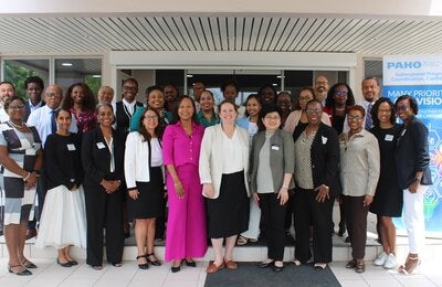 Nutritionists, Noncommunicable Disease focal points and legal drafters who met in Barbados to determine the steps needed to advance the adoption, implementation and monitoring of sodium reduction targets and policies for the elimination of industrially produced trans fatty acids.
