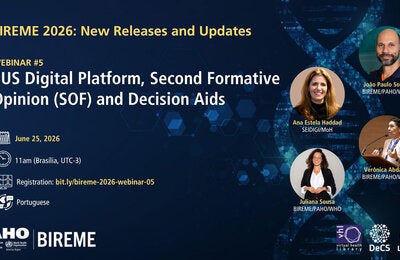 BIREME presents: SUS Digital Platform, new Formative Second Opinion (FSO), and Decision Aids