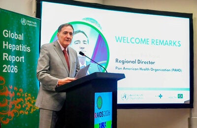 Dr. Jarbas Barbosa in Brasilia - World Hepatitis Day