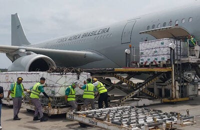 Vaccine donations arrive in Venezuela
