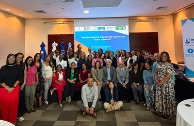 República Dominicana fortalece capacidades para la cesación del consumo de tabaco y nicotina con apoyo de la OPS/OMS