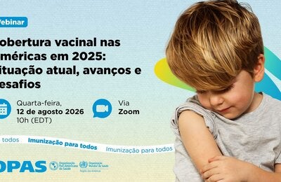 Cobertura vacinal nas Américas em 2025
