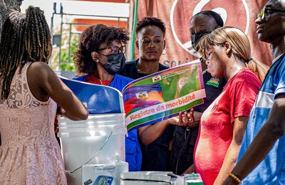 people receiving support