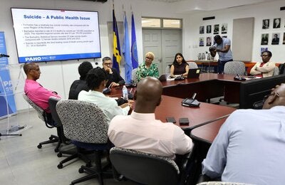 Participants are responsible reporting of suicide workshop in Barbados