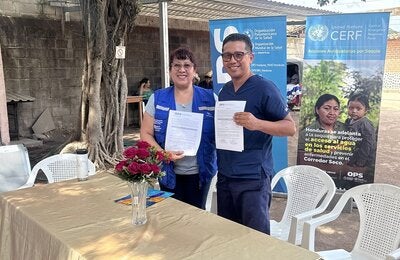 OPS entrega obras WASH en establecimientos de salud