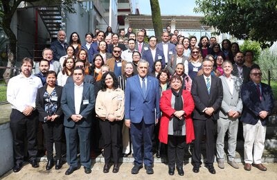 Foto grupal de participantes de la Evaluación Post-Evento 