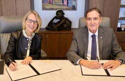 Signature of agreement