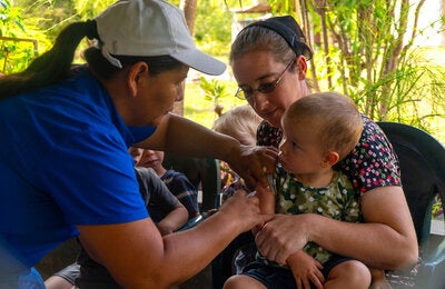 Vaccination of babies